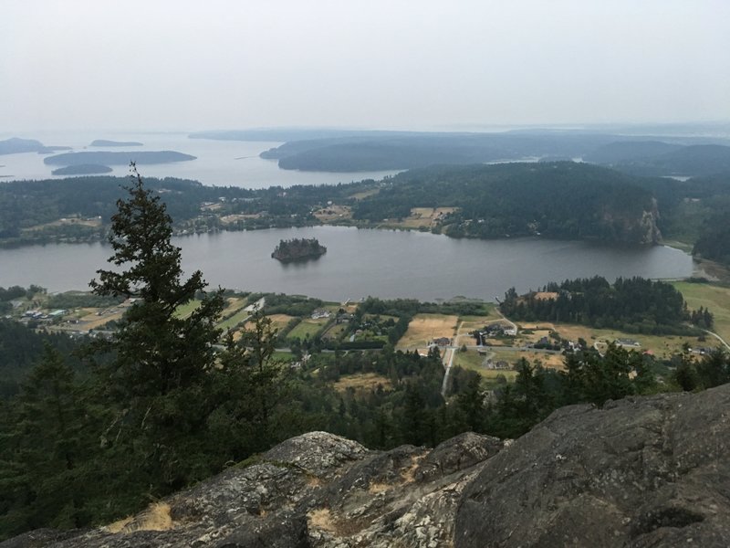 Looking south from the Mt. Erie Summit.