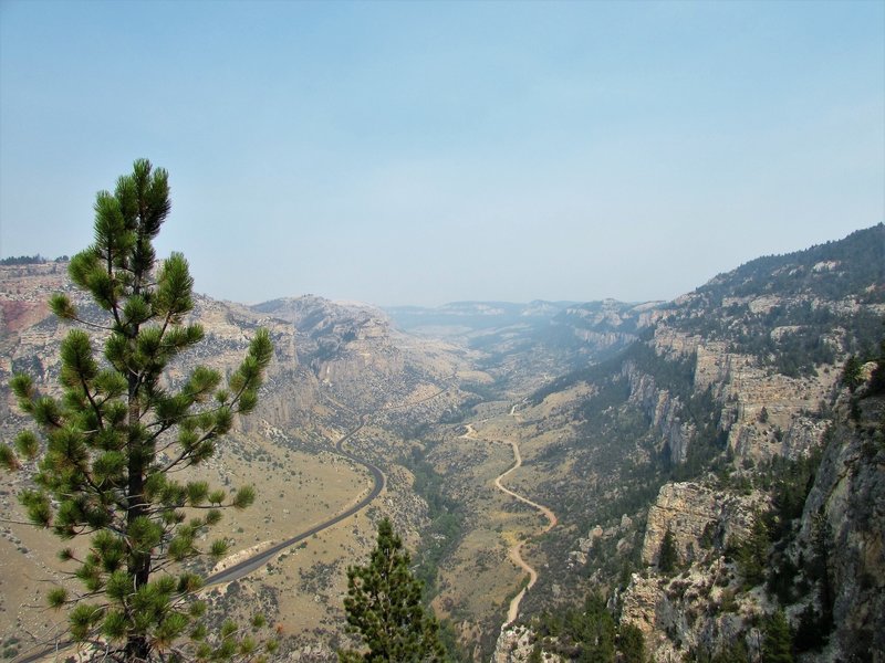 View from the Leigh Monument, Bighorn Mountains, Wyoming