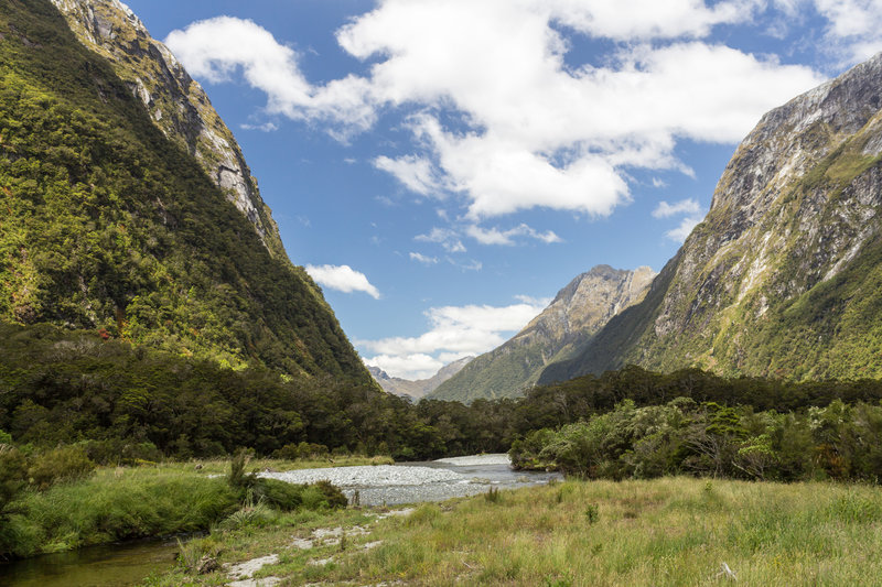 Clinton River meandering through the Clinton Valley