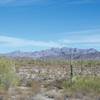 Views of the Ajo range sit off to the left hand side of the trail as you head to the Campground.