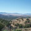 You can see the border fence as it goes off into the distance. To the left, Mexico. To the right, Arizona.