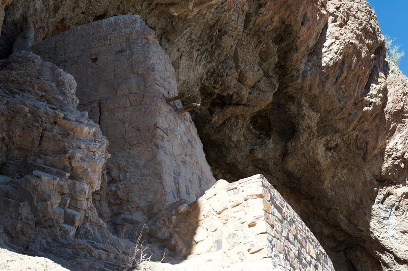 The ruins at the Lower Cliff Dwelling as they are today. It is amazing they have survived this long.