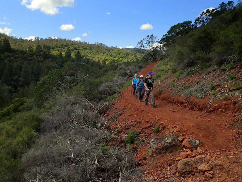 Going around the broad ridge