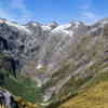 Nicolas Cirque from the highest point on Milford Track