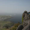 Great views from the rampart-like crater rim