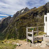 Possibly the toilet with the best view in the world. From Mackinnon Pass, you have an amazing view into Clinton Valley.