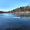 An expansive view of the branch of the reservoir