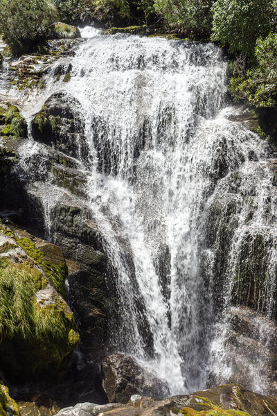 One of the numerous waterfalls of Roaring Burn on the way to Arthur River.