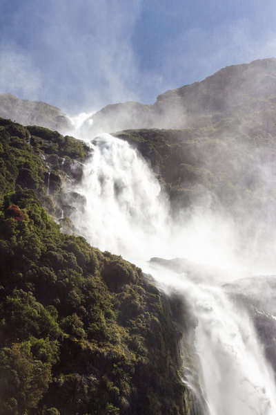 Upper section of Sutherland Falls