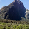 View from the base of Sutherland Falls