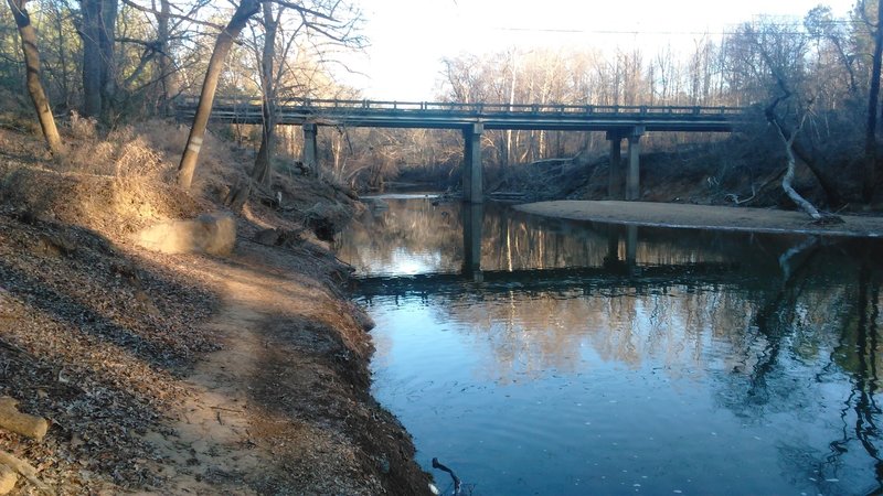 View of Old Oxford Highway Bridge over Eno River