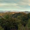 Ridges and hills south of San Jose, seen from the Canada del Oro Cut-Off Trail on a late afternoon