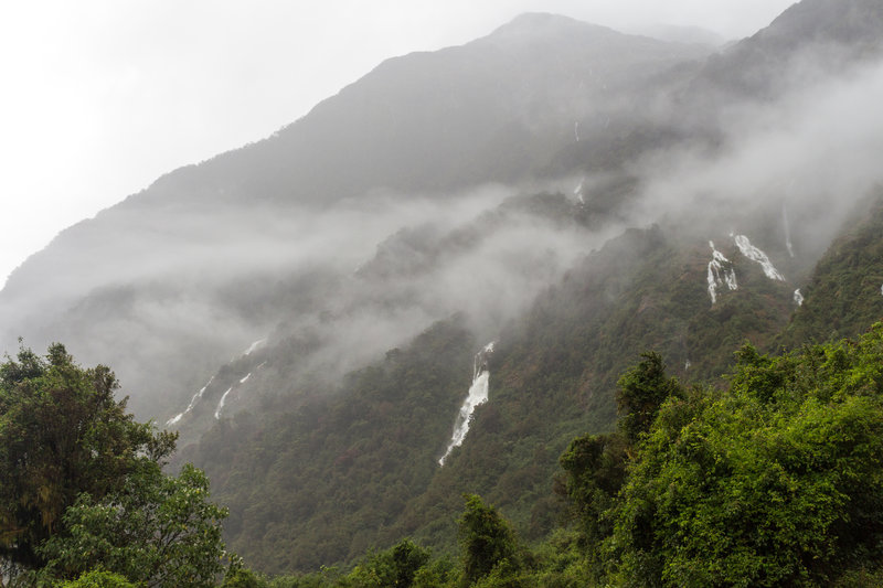 Waterfalls start to flow almost everywhere after every rain