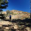 East Boulder Lake from the tie trail