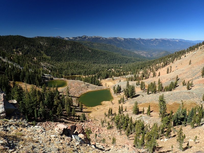 Middle Boulder Lake from the PCT