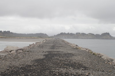 Looking E from the jetty.