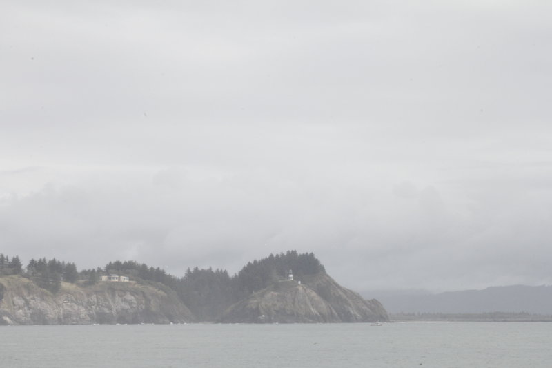 Looking SE towards the Cape Disappointment Lighthouse.