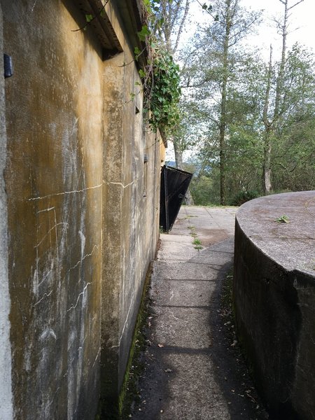 Looking E at Fort Canby.