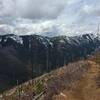 Looking back along the switchbacks