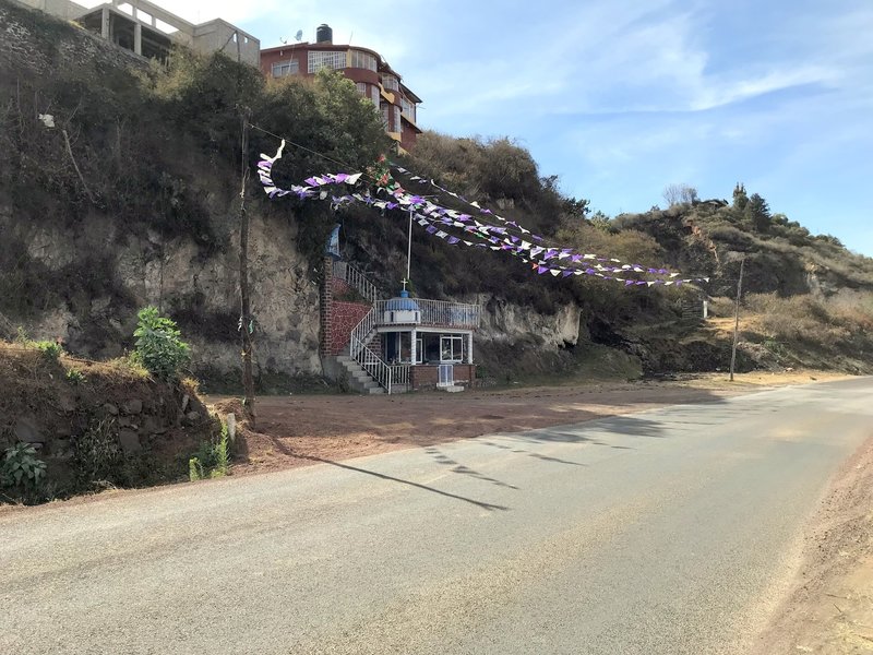 Parking Area by the Shrine.