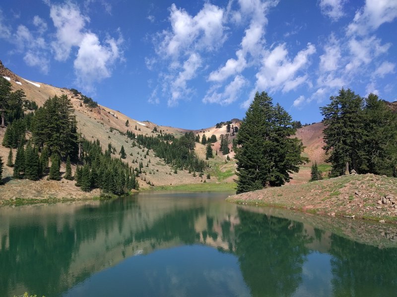 Ridge Lake! Water was crisp (drank a gulp on accident).