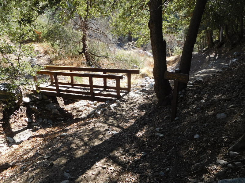 Soldier Creek and Pinyon Ridge trail junction.