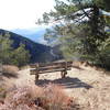 Good viewing location of San Gabriel Canyon.