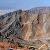 Contorted strata from the summit of Corkscrew.