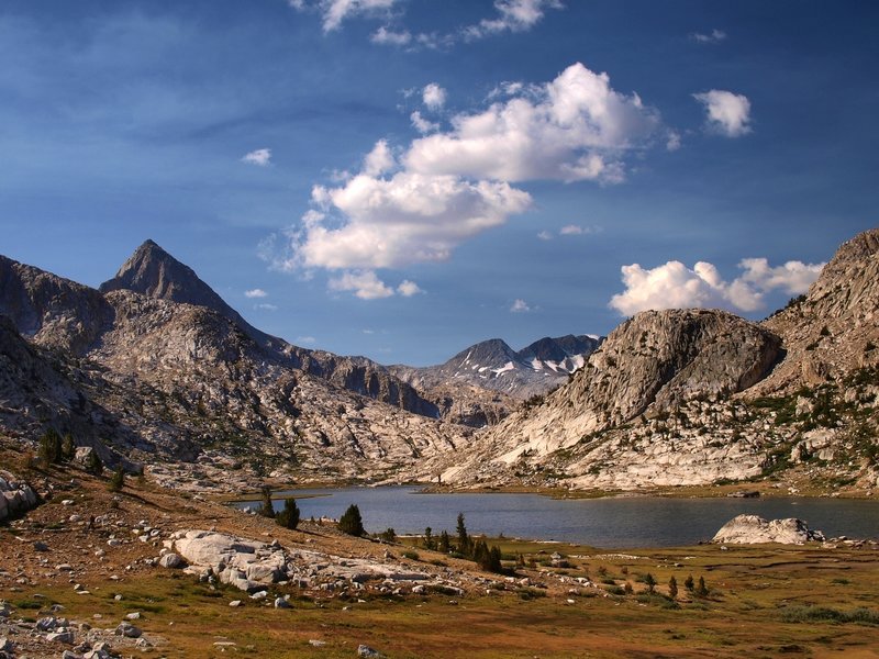 Evolution Lake at the north end of Evolution Basin.