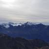 Summit view looking south toward Flute and Organ Glaciers.