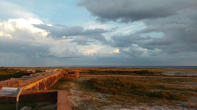 West Facing Wall from Tower Bastion.