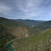 Looking north from Buzzards Roost