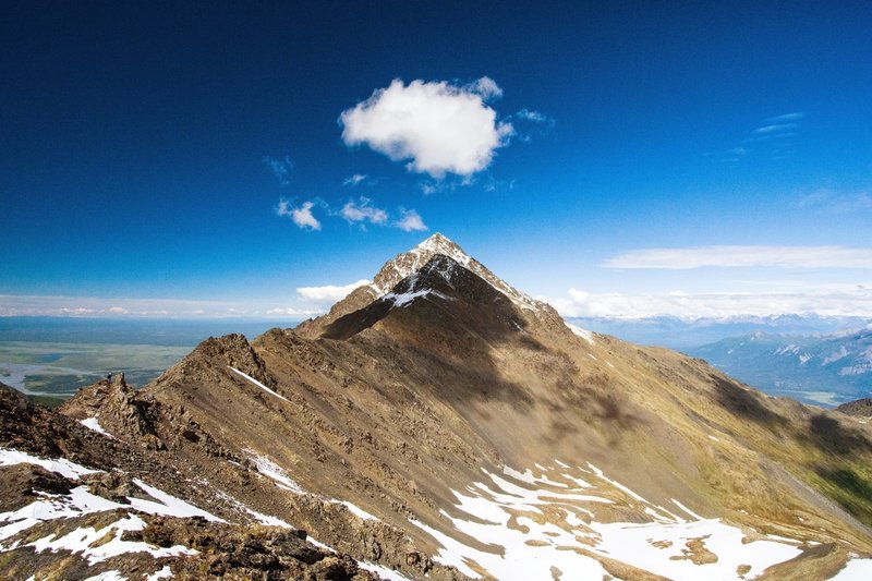 Pioneer Peak from the ridgeline