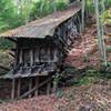 Historic coal tipple - do not approach or disturb.