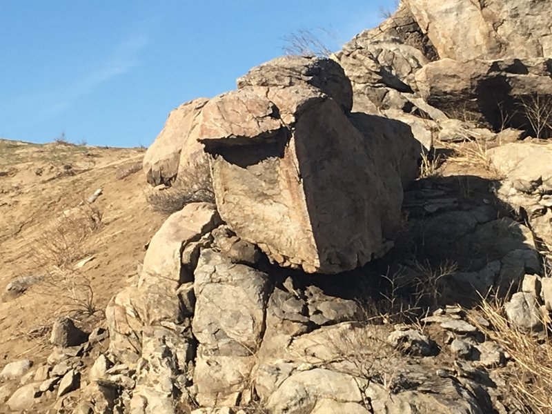 See if you can find Angry Bird Rock.