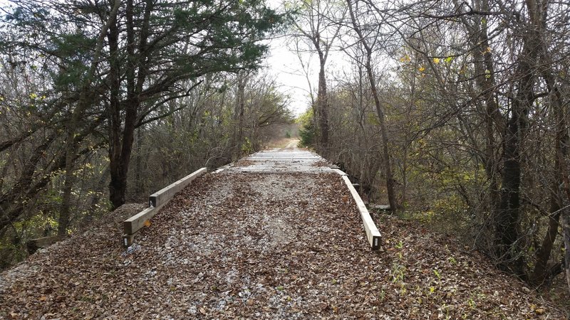 Typical trestle bridge along this section