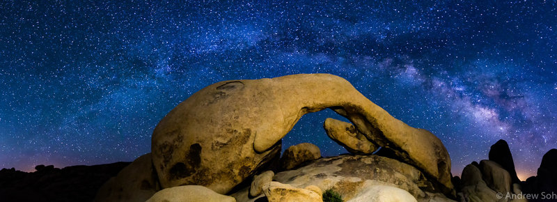 Milky Way over Arch Rock