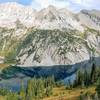 One of the many amazing high country lake views found on the Four Pass Loop.