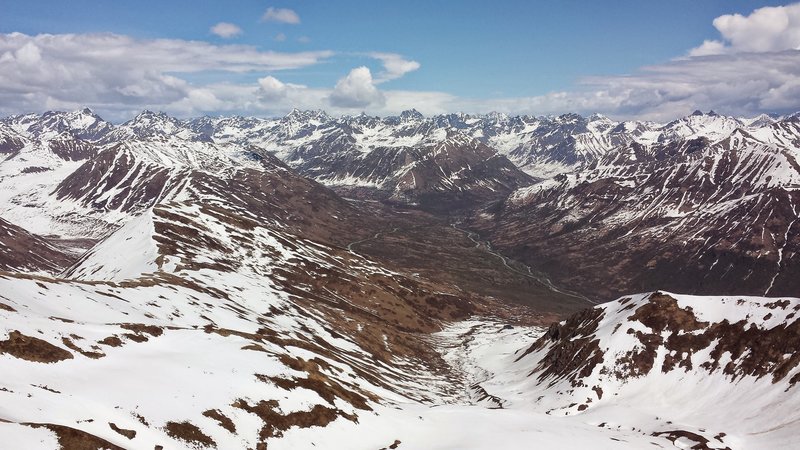 Summit photo looking north into Hatcher Recreation Area.