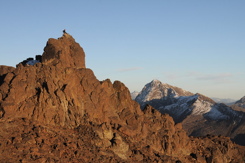 Summit of McHugh Peak. Chugach State Park, Chugach Mountains, Alaska