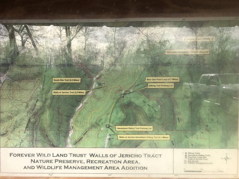 Map at the TrailHead