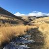 Beautiful views of the as you head up and west into the foothills of the Carson Range