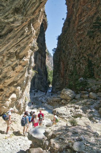 The Iron Gates can't keep the throng of tourists out of the gorge