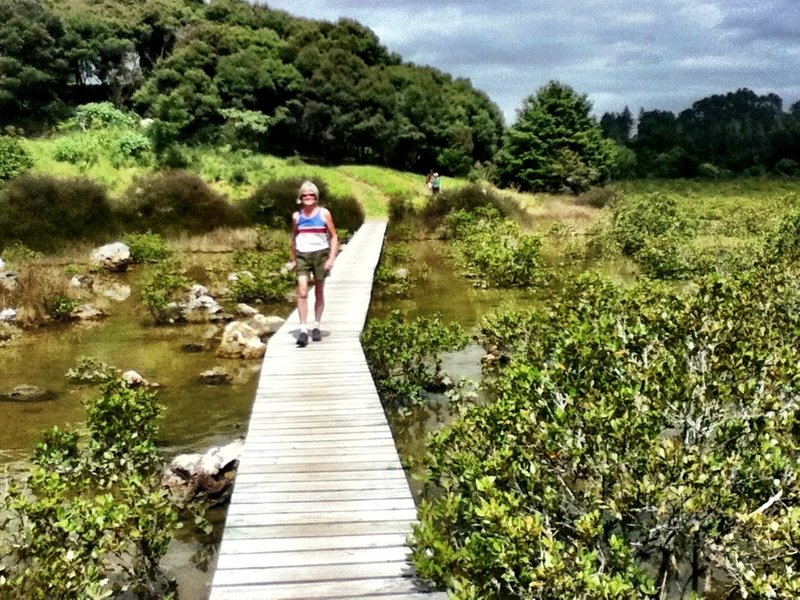 On the boardwalk