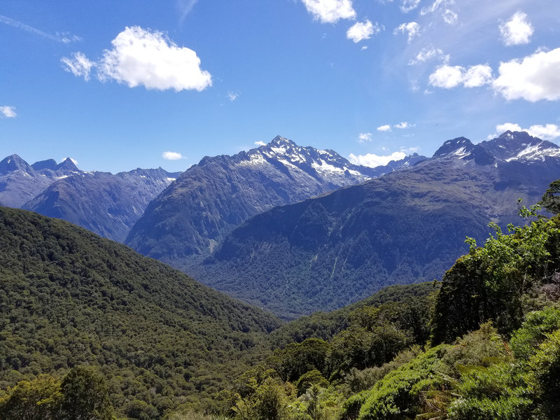 Hollyford Valley from the Routeburn Track