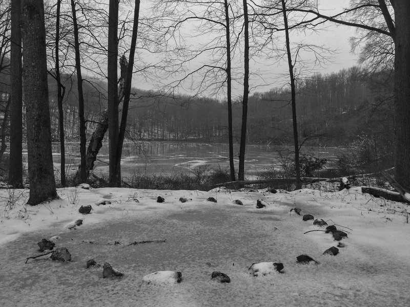 Ghostly lake