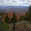 Looking south from one of the last outlooks before heading into the hardwood forests and blighted logging areas before reaching Bear Mtn.