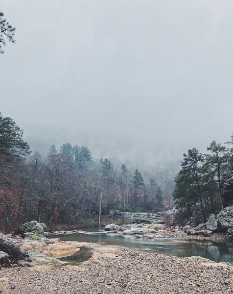 Little Missouri River in early February