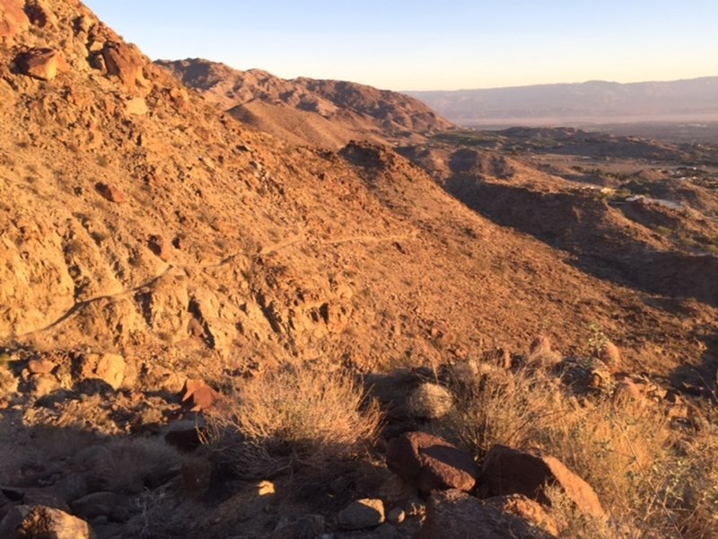 Looking north over the south end of the Hopalong Cassidy Trail.