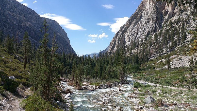 Looking down Kern Canyon